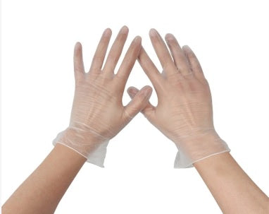 V-Touch - Gants d'examen médical en vinyle claire 4 mil (boîte de 100)