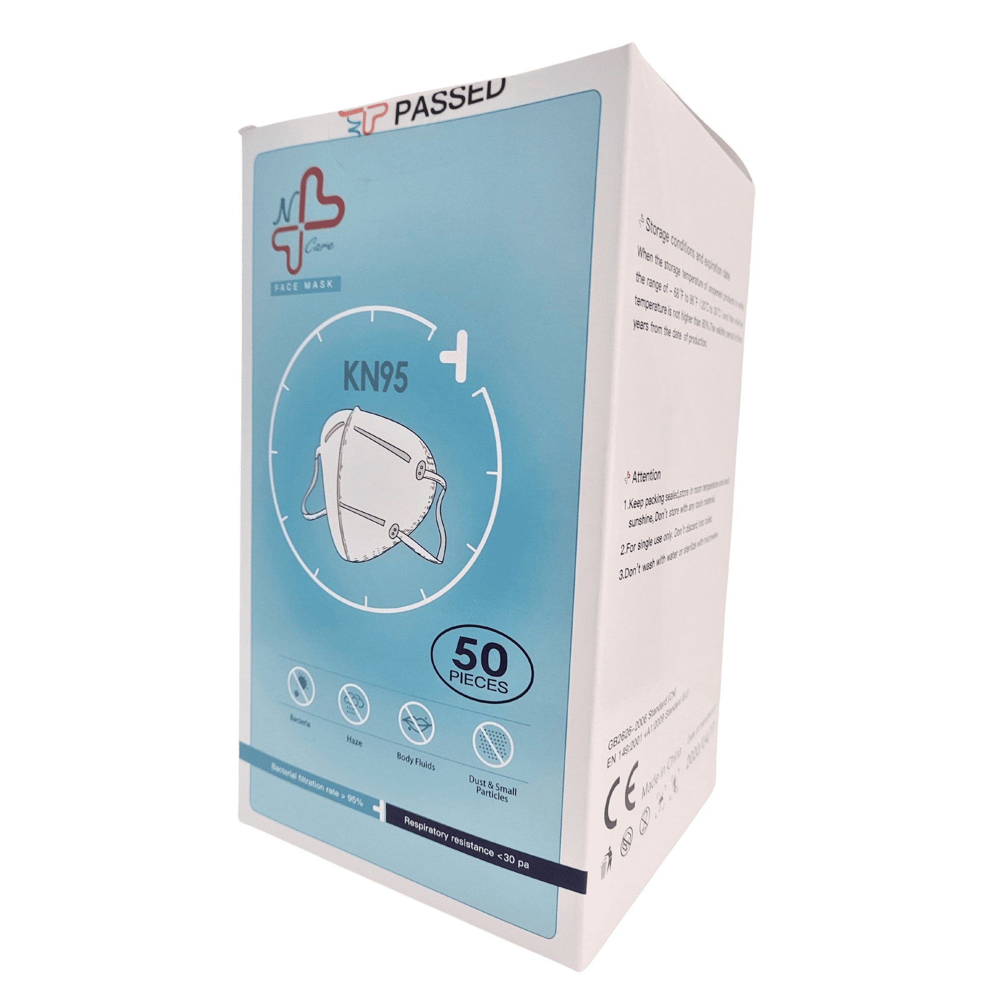 Masque KN95 (boite de 50) - MedSecare